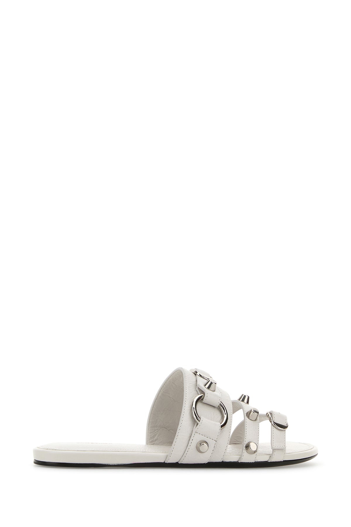 White leather City slippers - 3