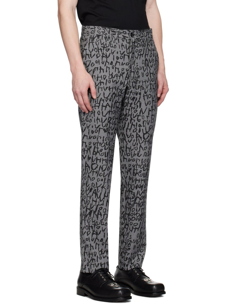 Gray Glen Check Trousers 2