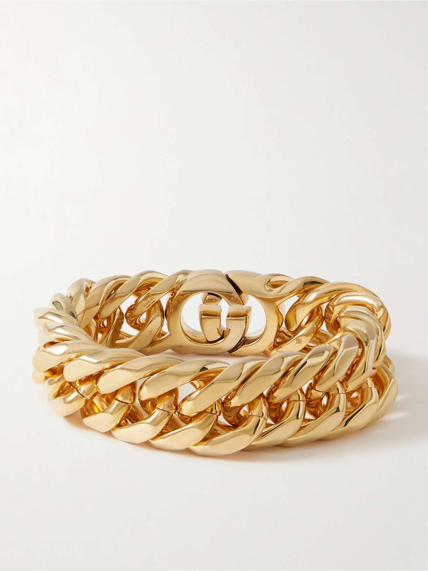 Interlocking gold-tone bracelet Gold - 3
