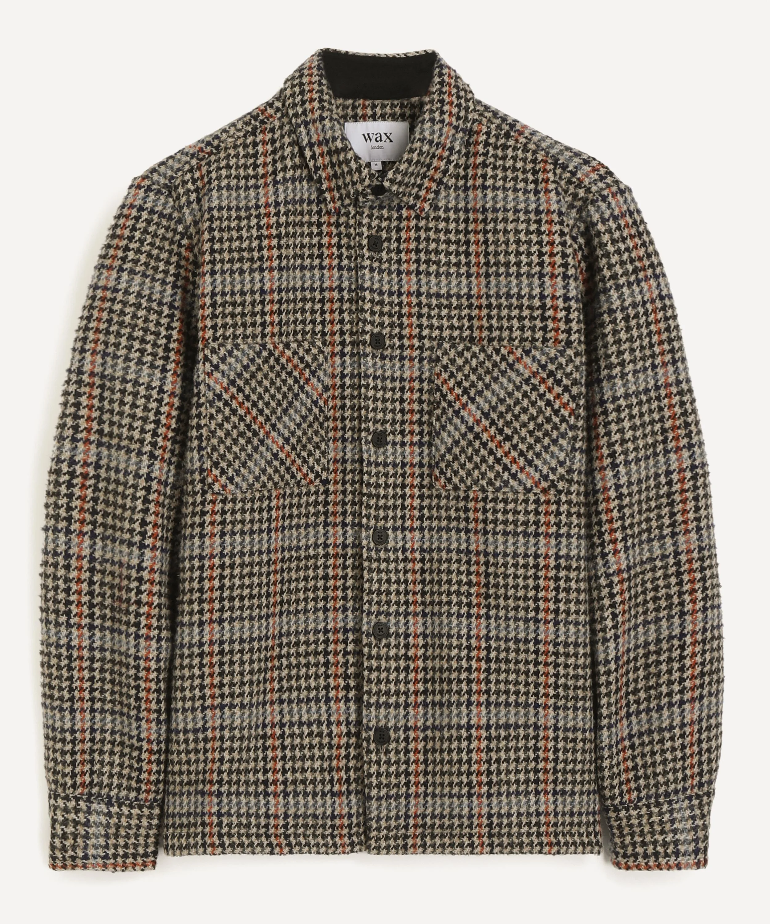 Whiting Houndstooth Wool-Blend Shirt - 1