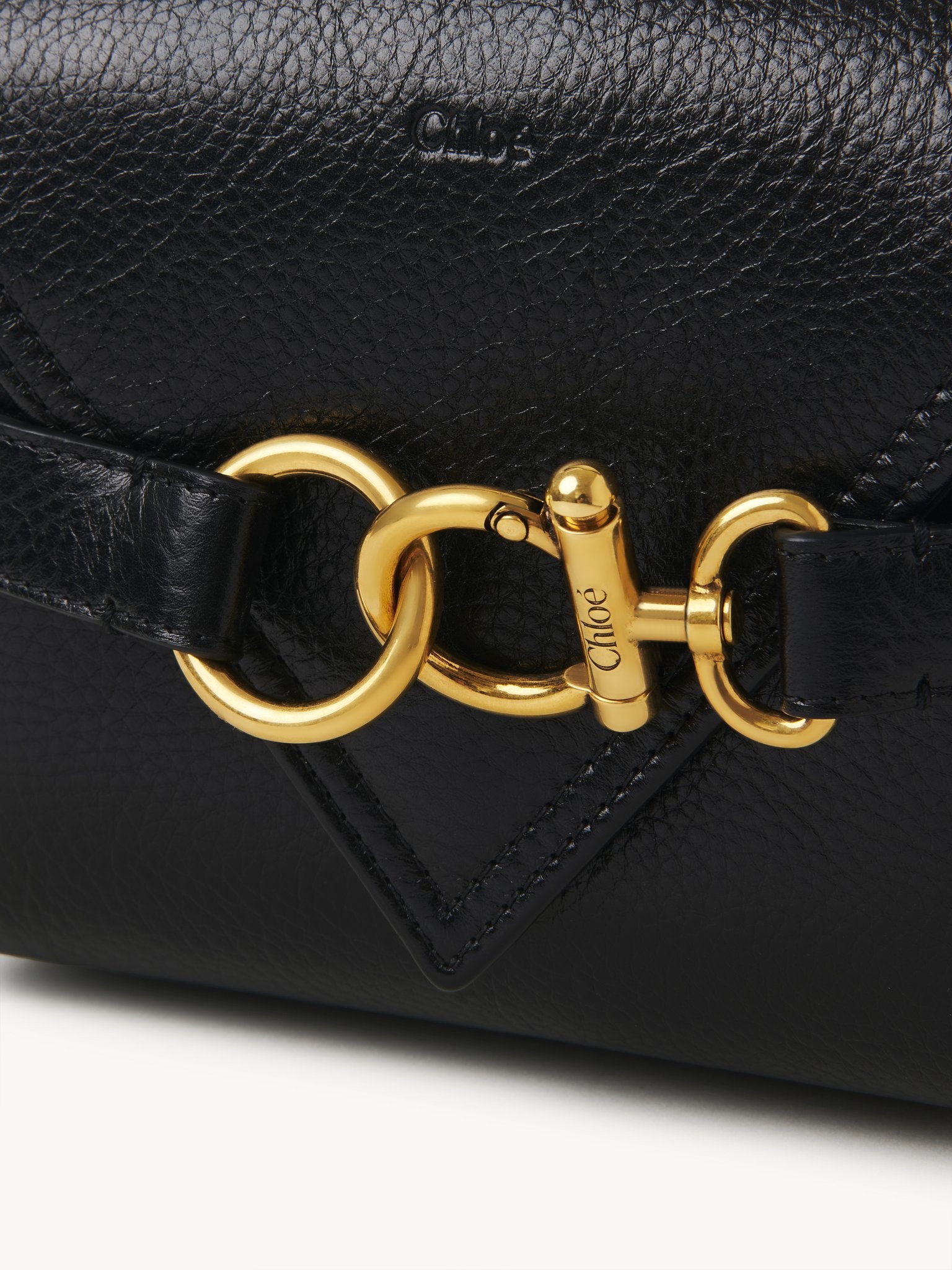 MINI CROSSBODY CAPE BAG IN GRAINED LEATHER - 5