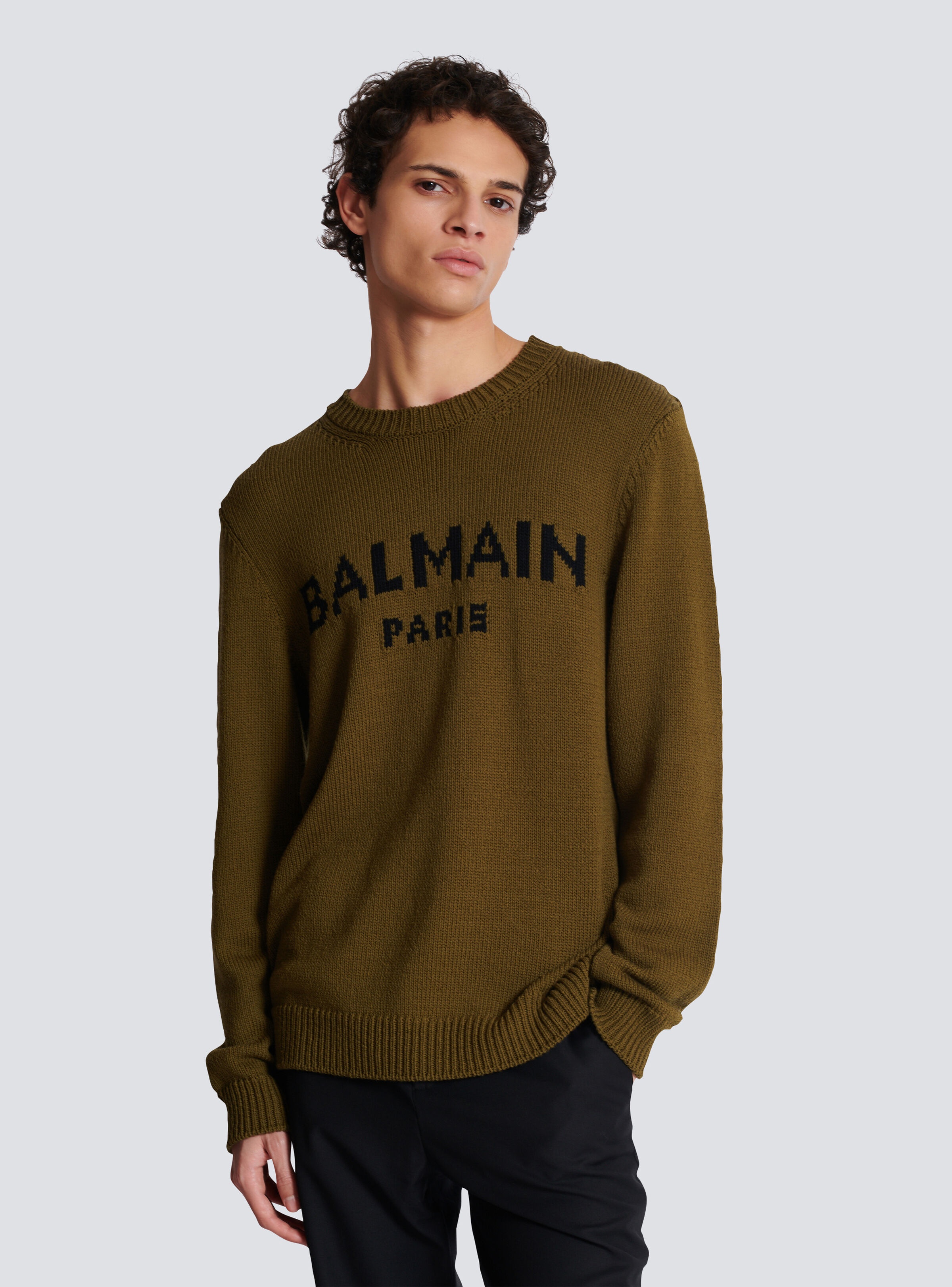 Wool Balmain Paris jumper - 6