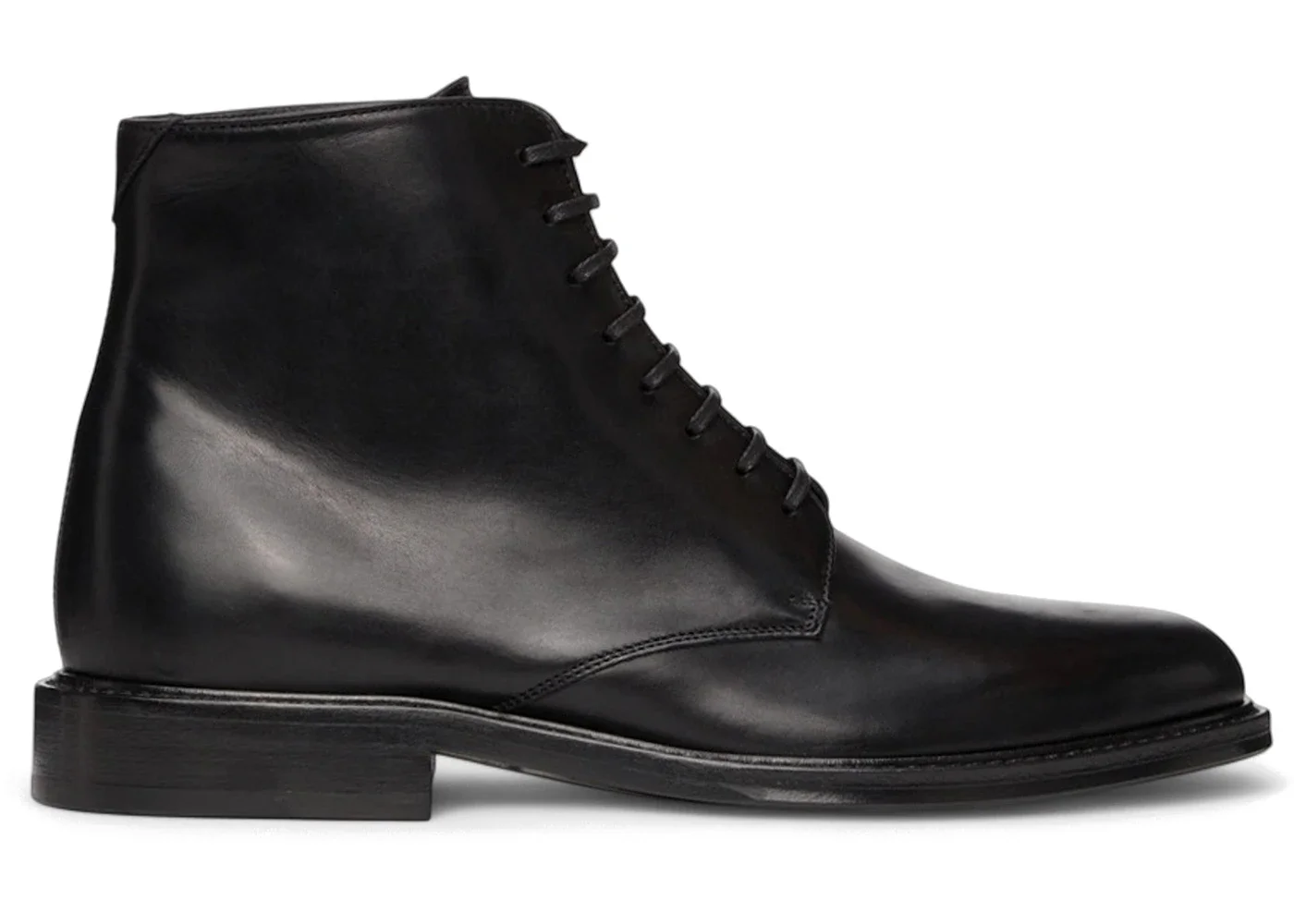 Saint Laurent Army 20 Lace Up Boot Black - 1