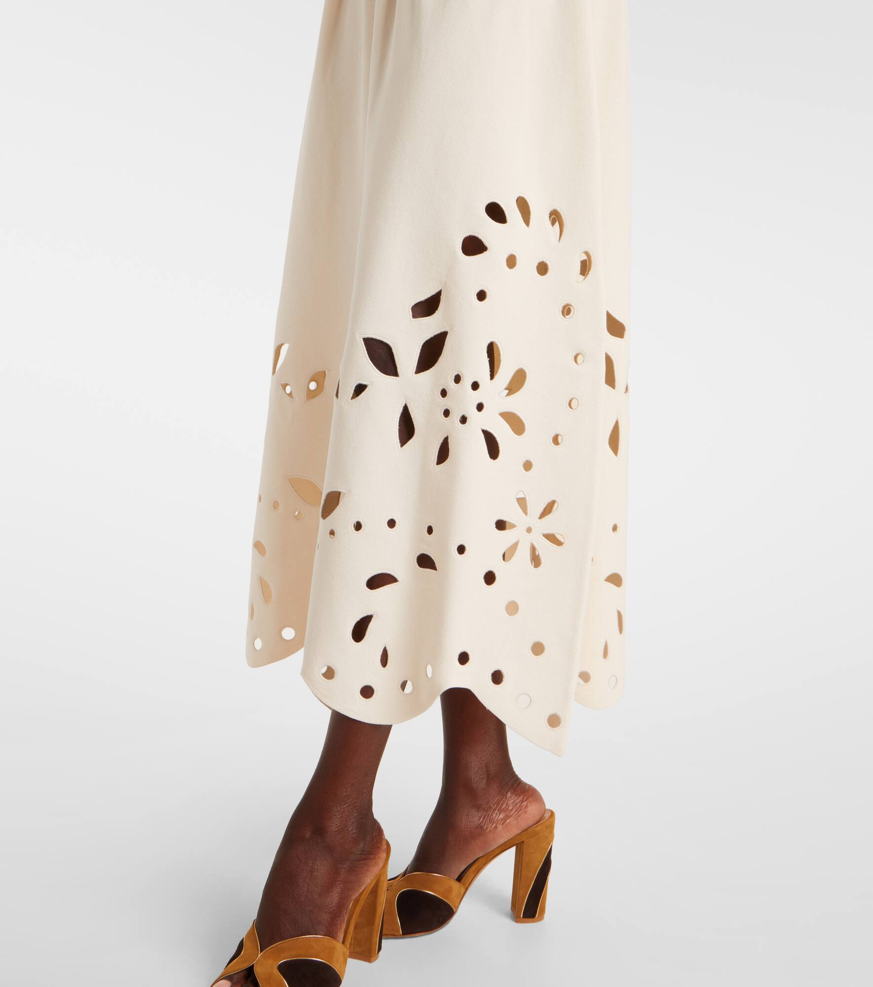 Rosaline broderie anglaise midi dress - 5