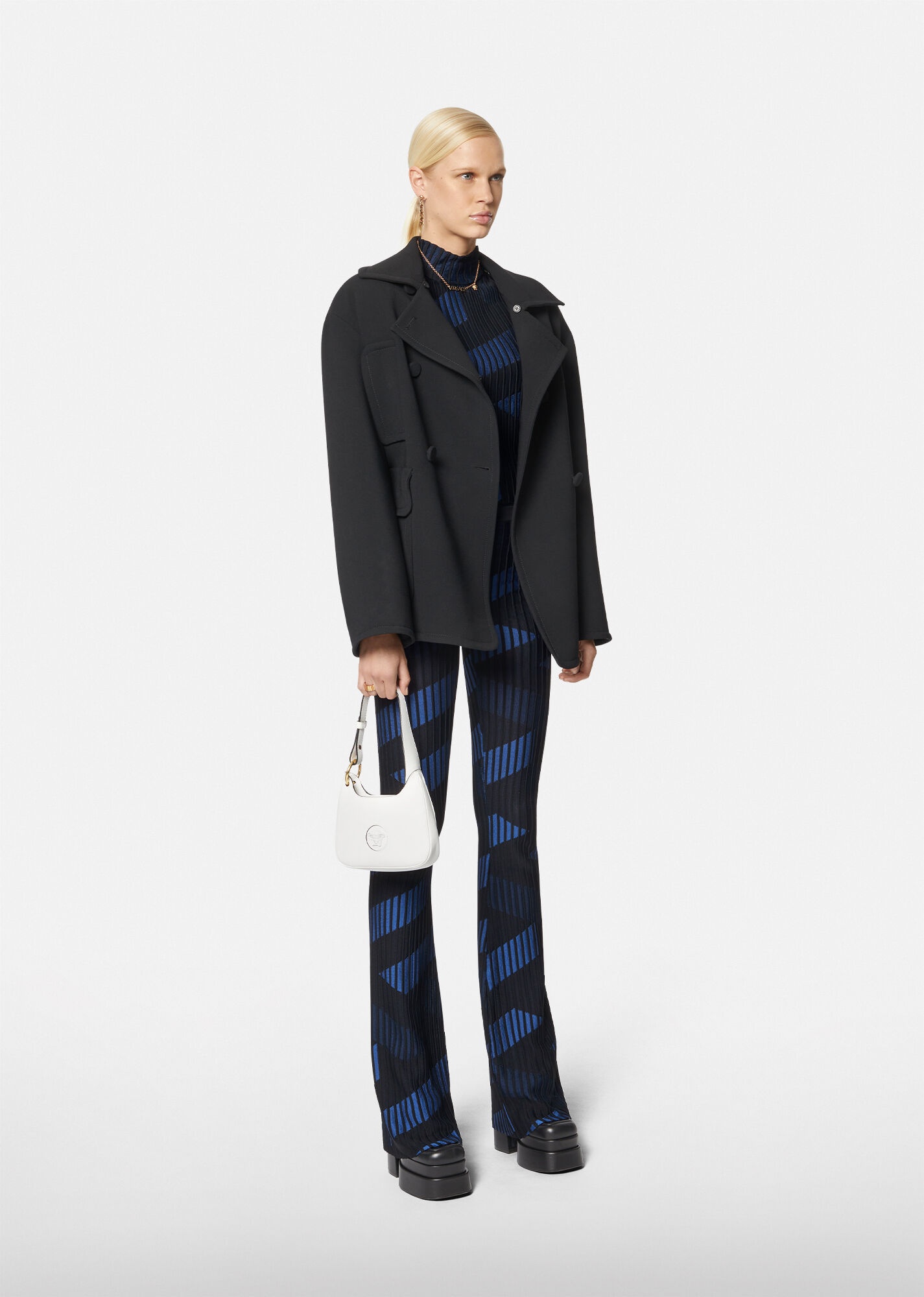La Greca Ottoman Jacquard Pants - 4