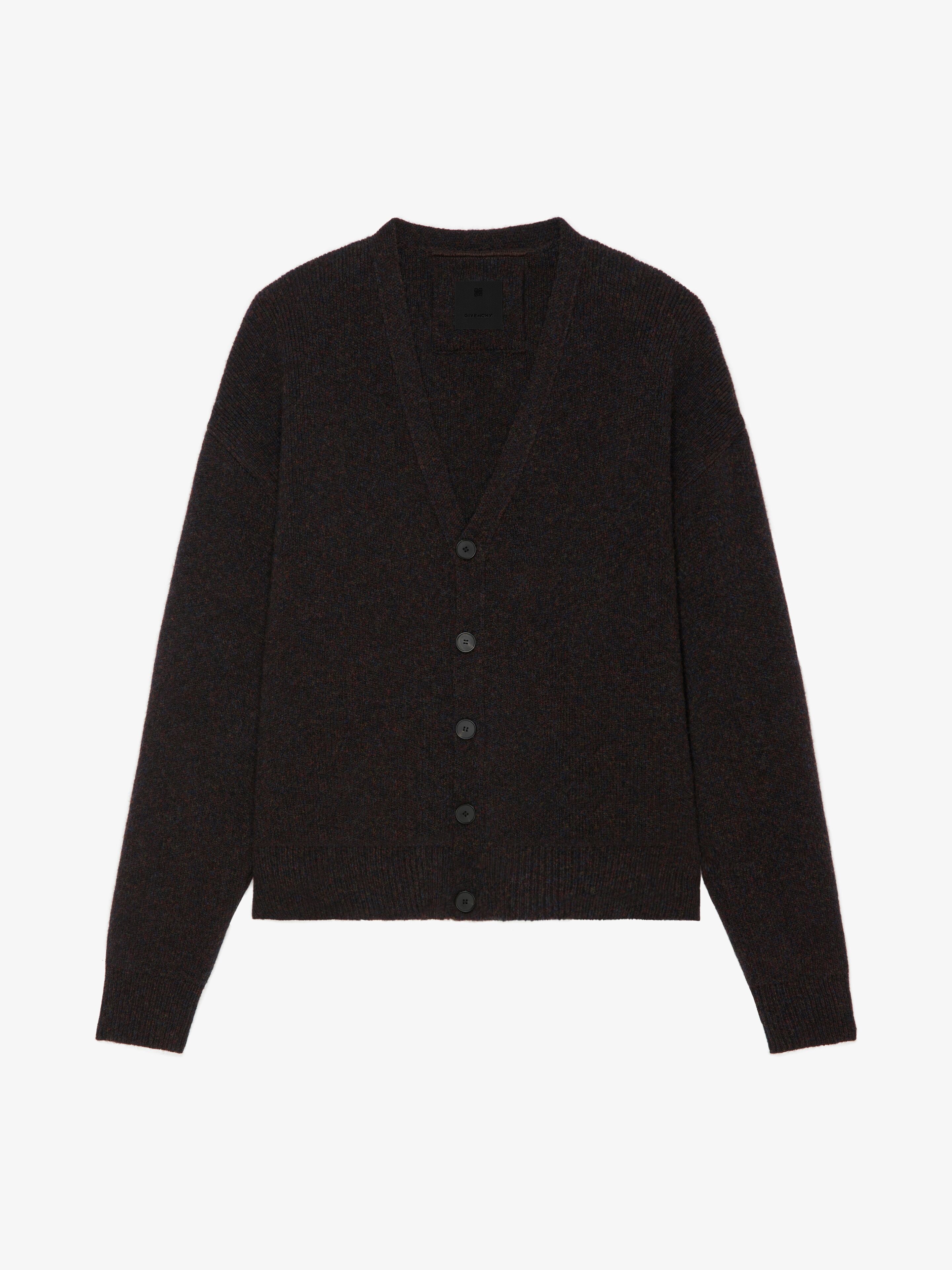 CARDIGAN IN WOOL WITH 4G ZIP - 1