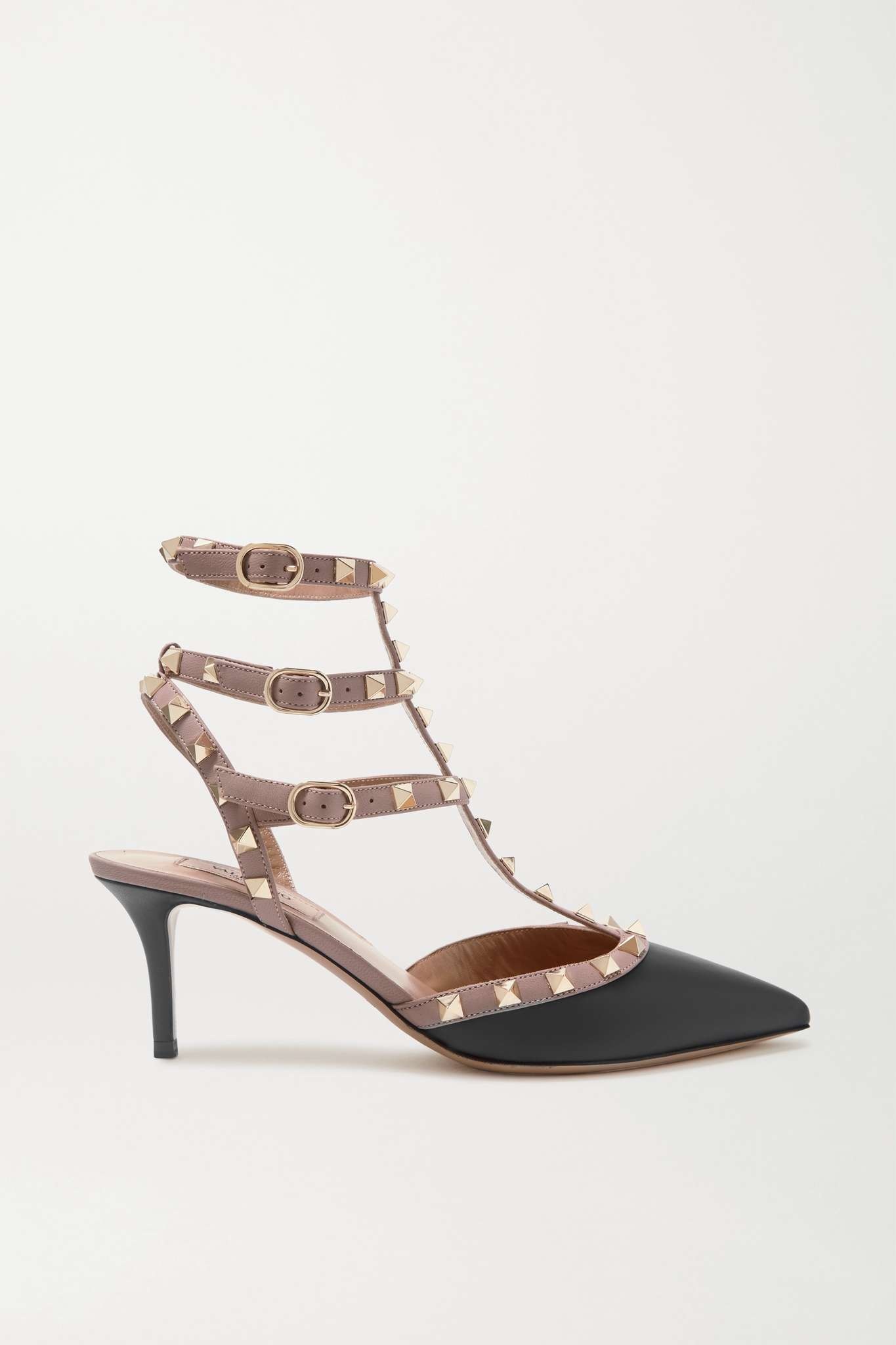 Valentino Garavani Rockstud 65 two-tone leather pumps - 1