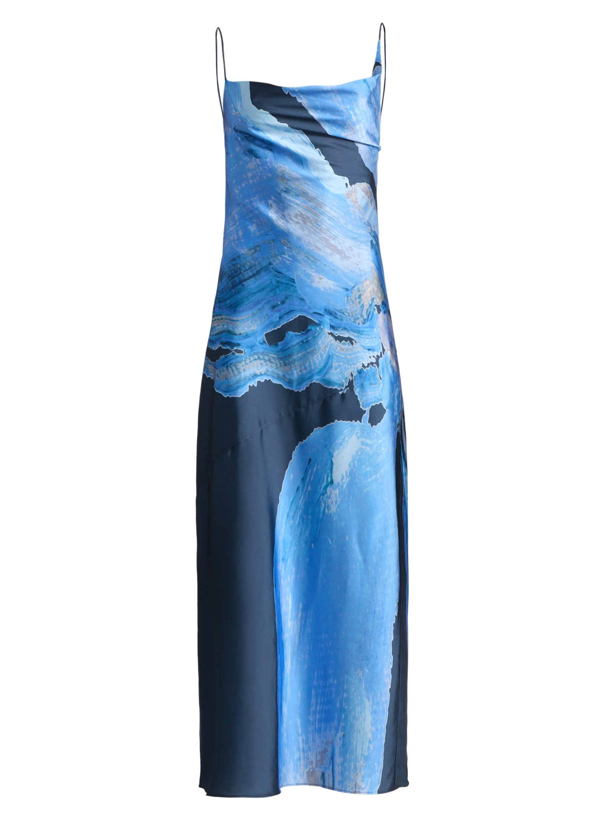 Women's Alis Printed Maxi Slipdress - Petrol Bloom - 1