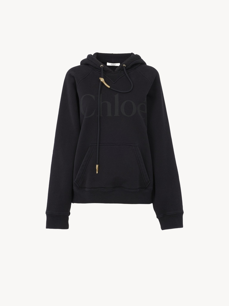 Chloé GENEROUS LOGO HOODIE IN COTTON FLEECE outlook
