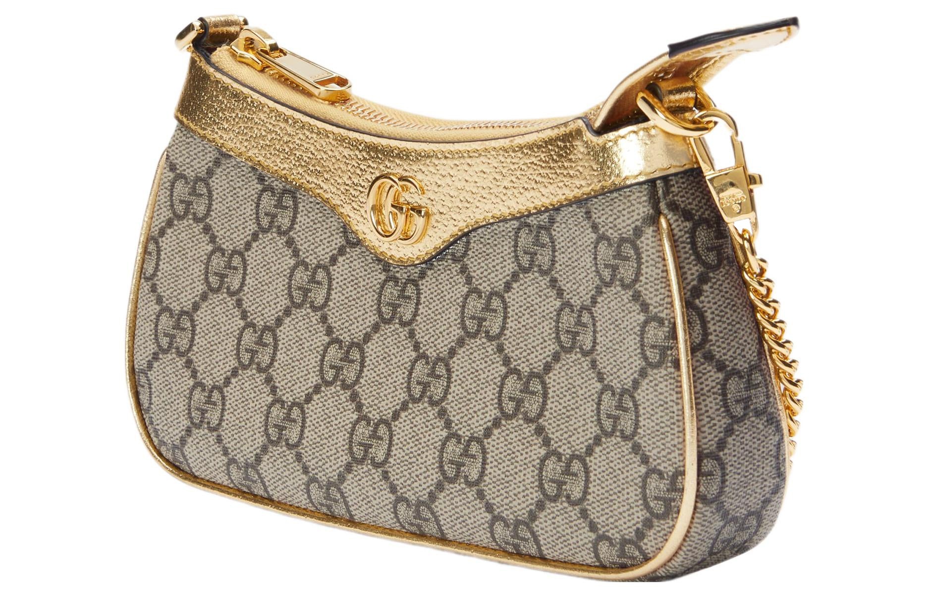 (WMNS) Gucci Ophidia Mini Bag 'Beige Ebony Supreme' 764960-KAAAH-9746 - 2