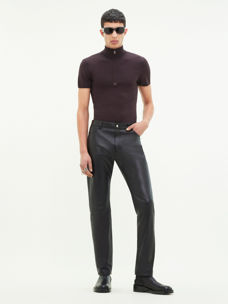 courrèges KNIT ZIPPED TOP outlook