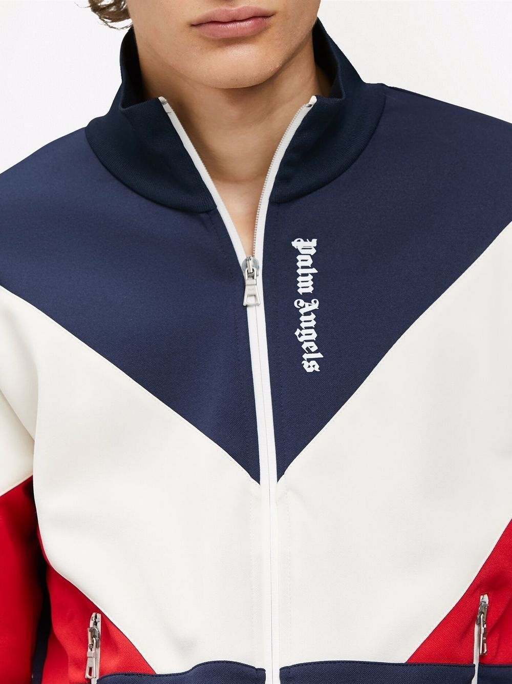 colour-block track jacket - 5