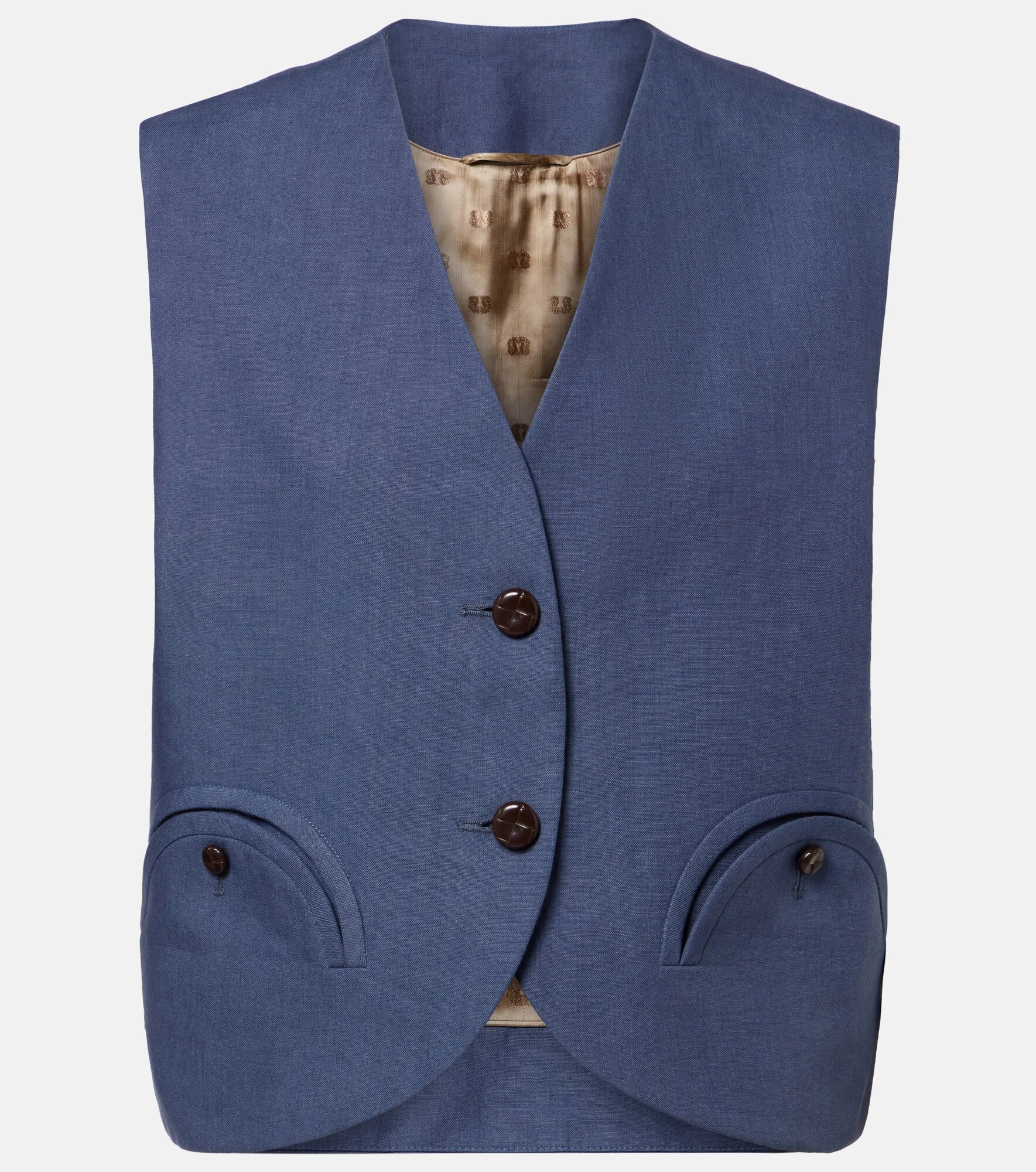 Gliss linen vest - 1