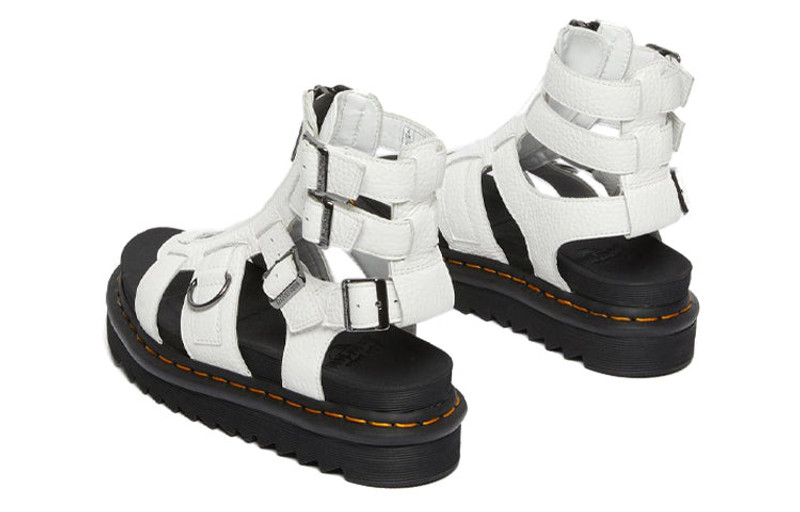 Dr. Martens (WMNS) Dr. Martens Olson Sandals White 26561100 outlook