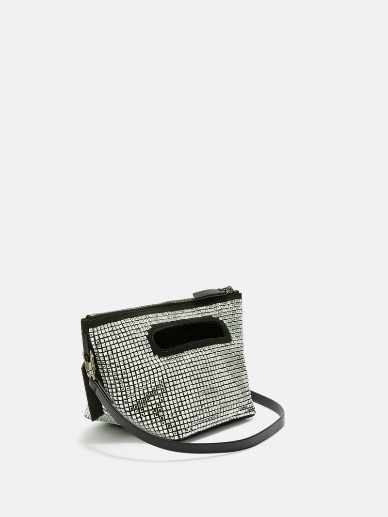 ''VIA DEI GIARDINI 15'' BLACK TOTE BAG 3
