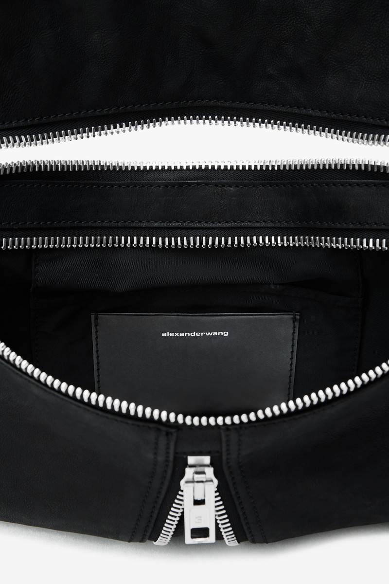 Black Medium Calfskin Geo Bag 4