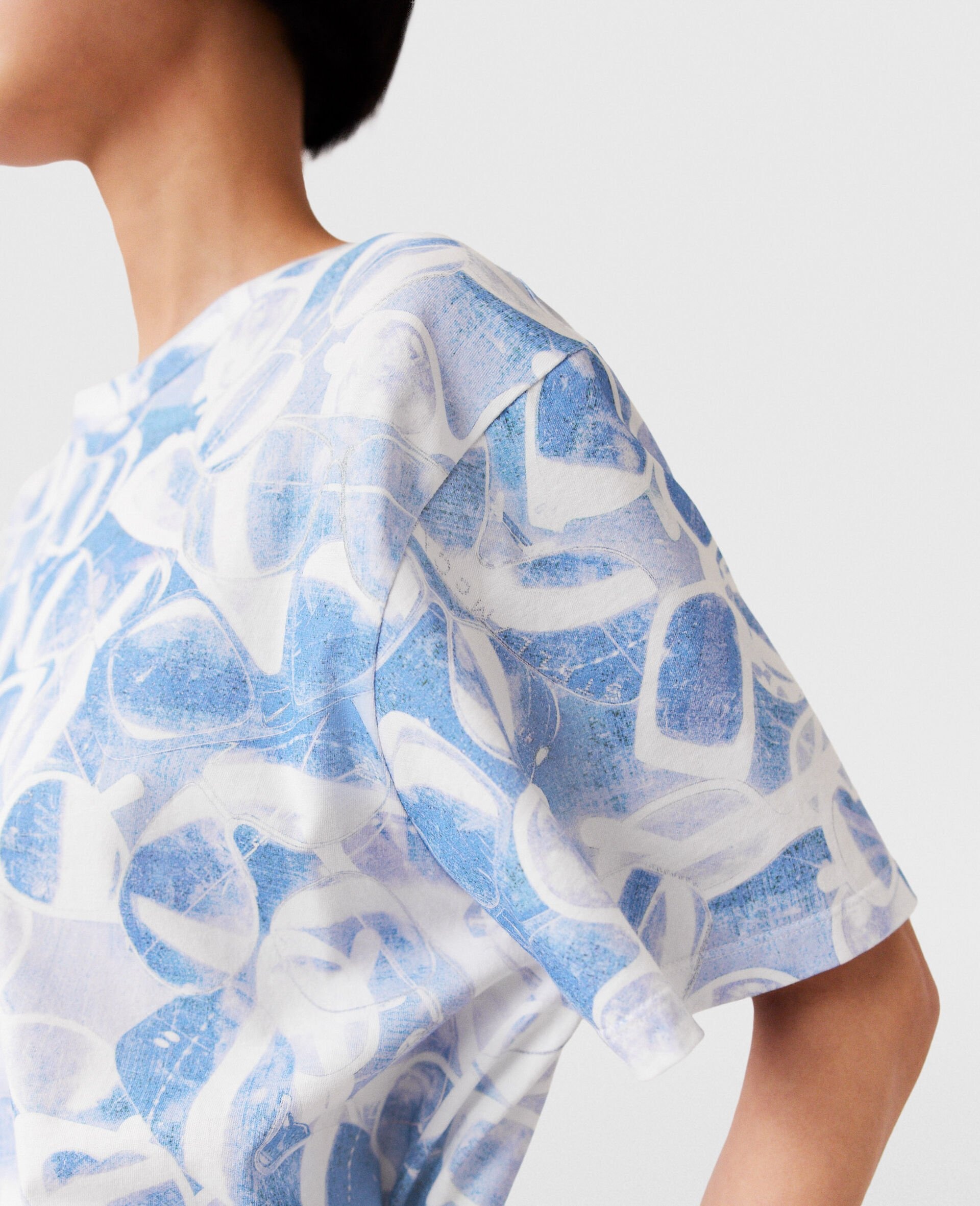 Sunglasses Print Boxy T-Shirt - 3