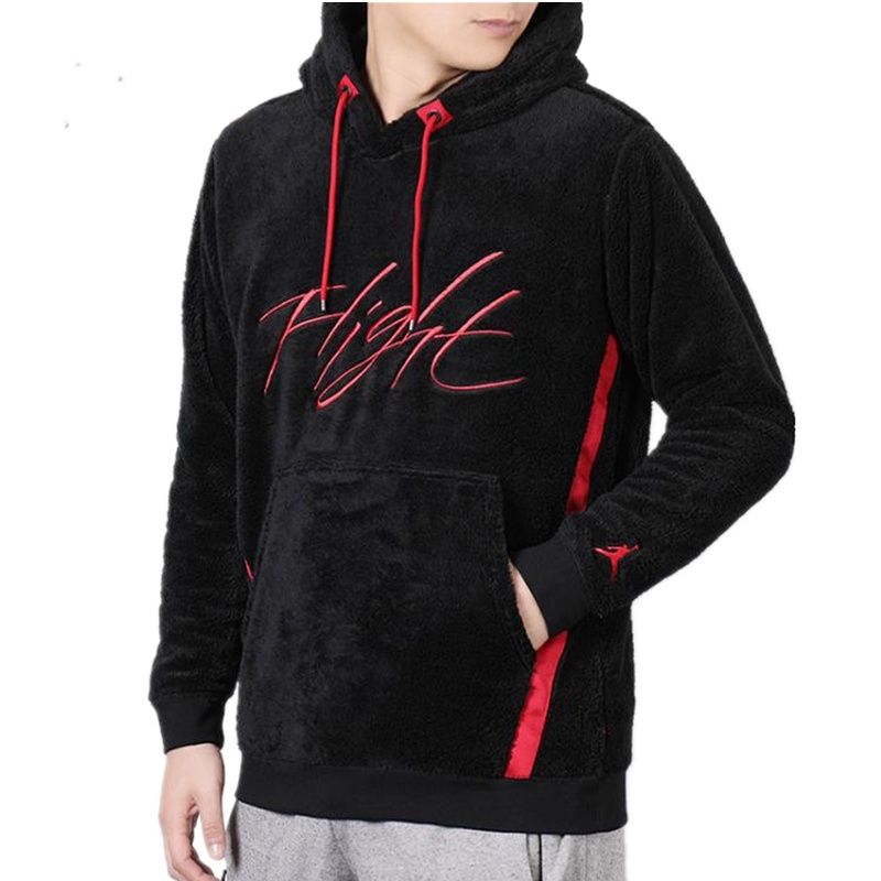 Air Jordan Wings Of Flight Hoodie 'Black Red' AH6251-010 - 3
