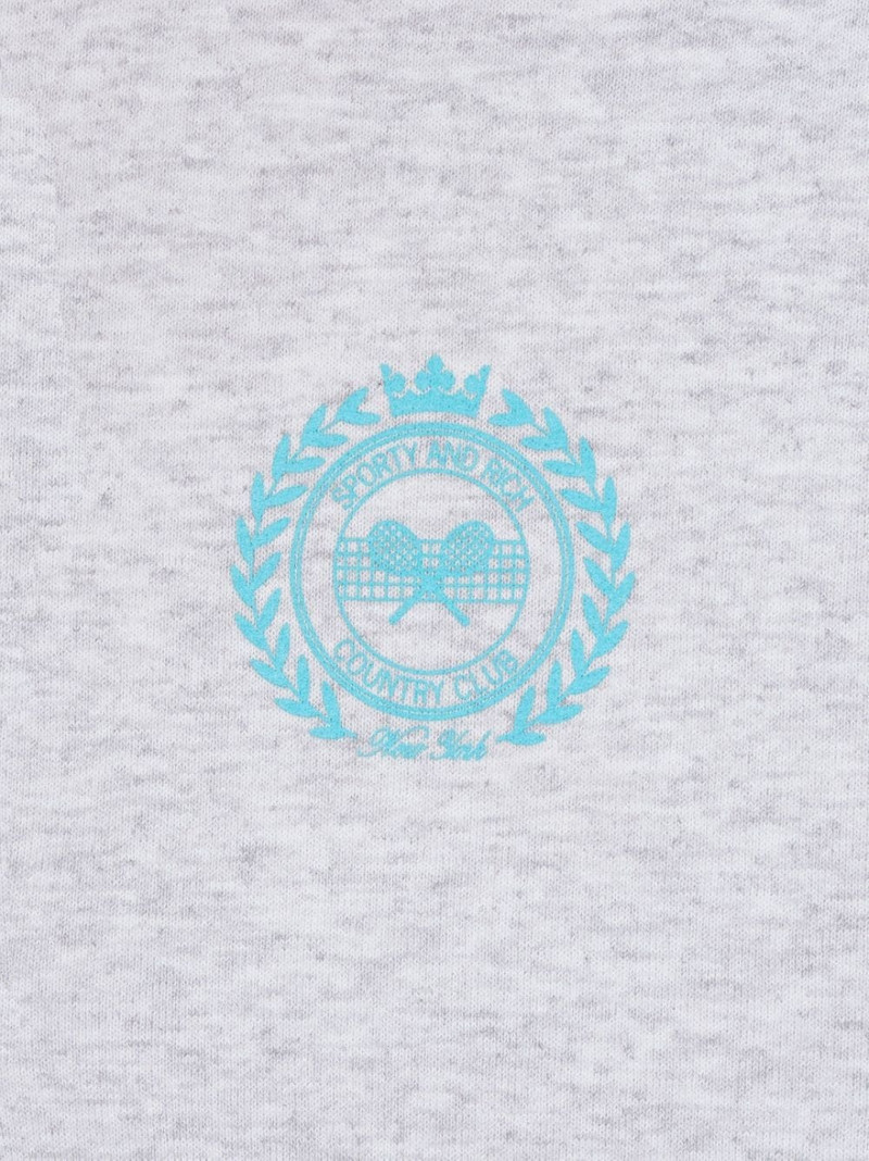 Sporty & Rich zip-up cotton sweatshirt outlook