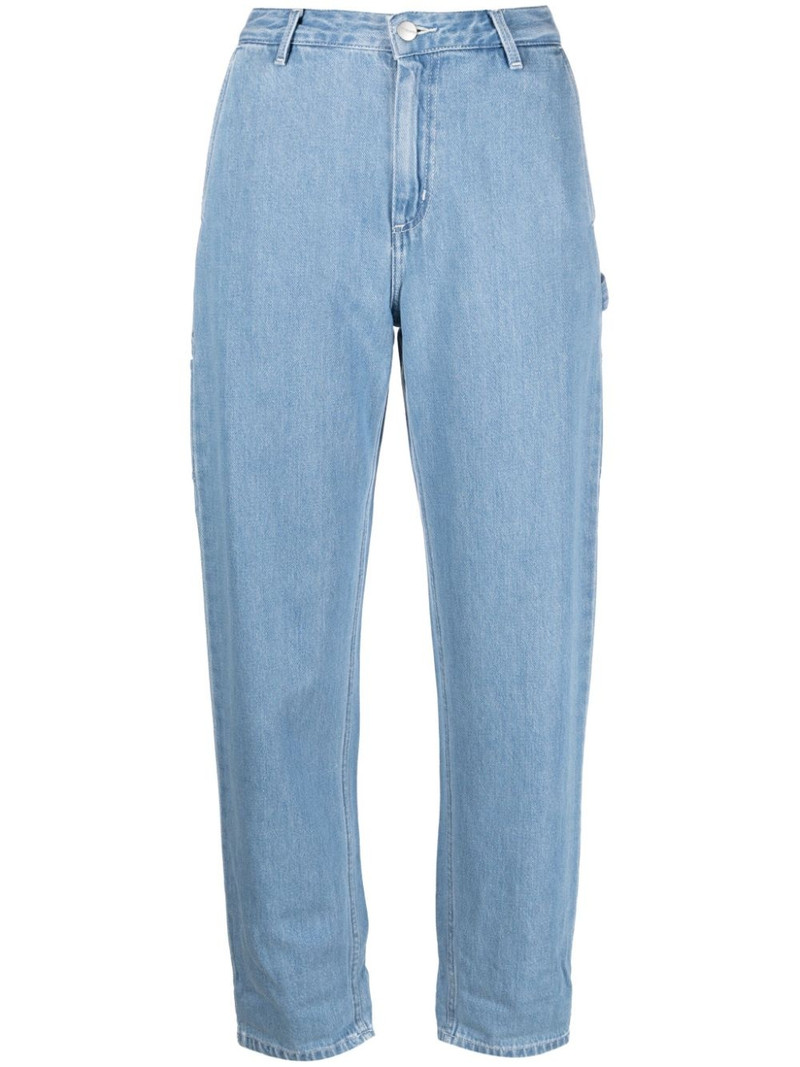 mid-rise tapered-leg jeans 1