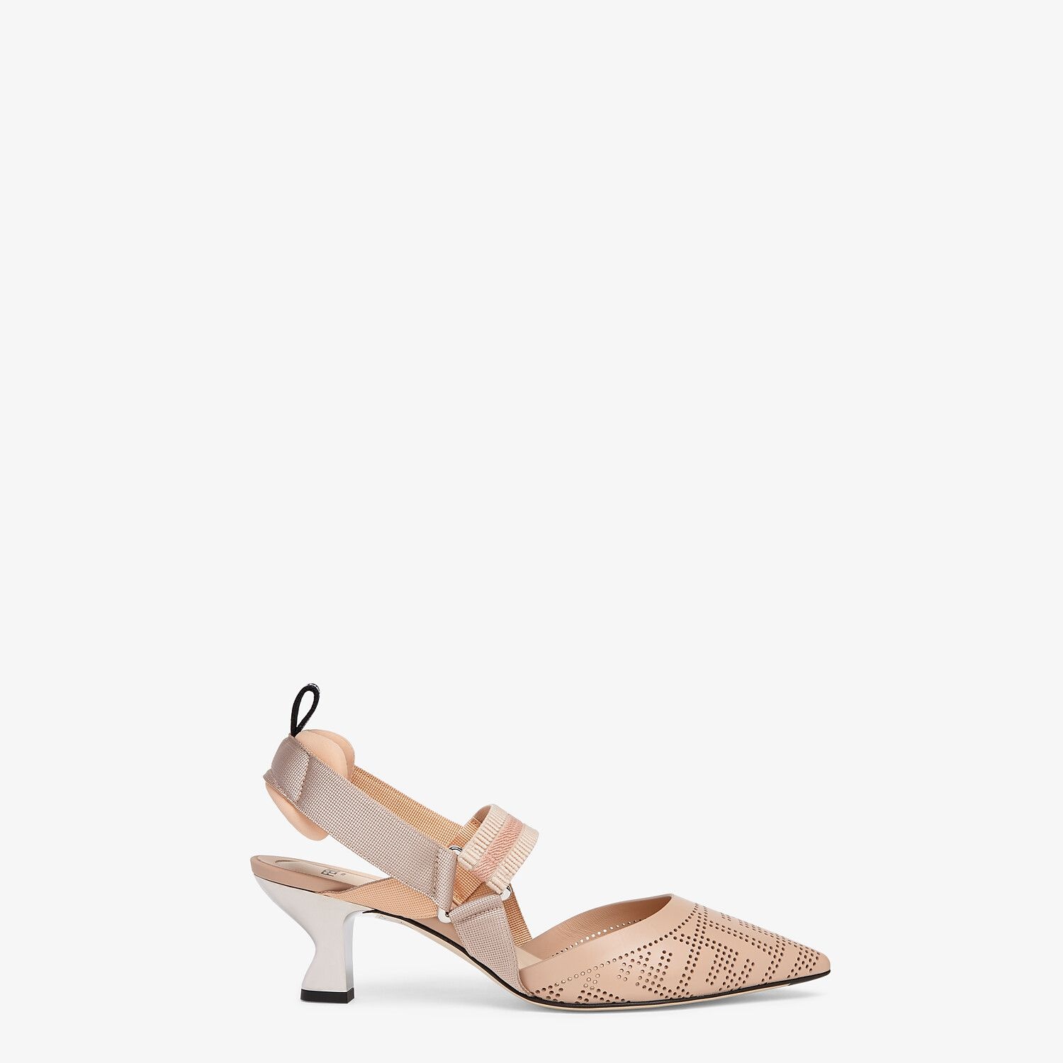 Pink leather Colibrì slingbacks - 1