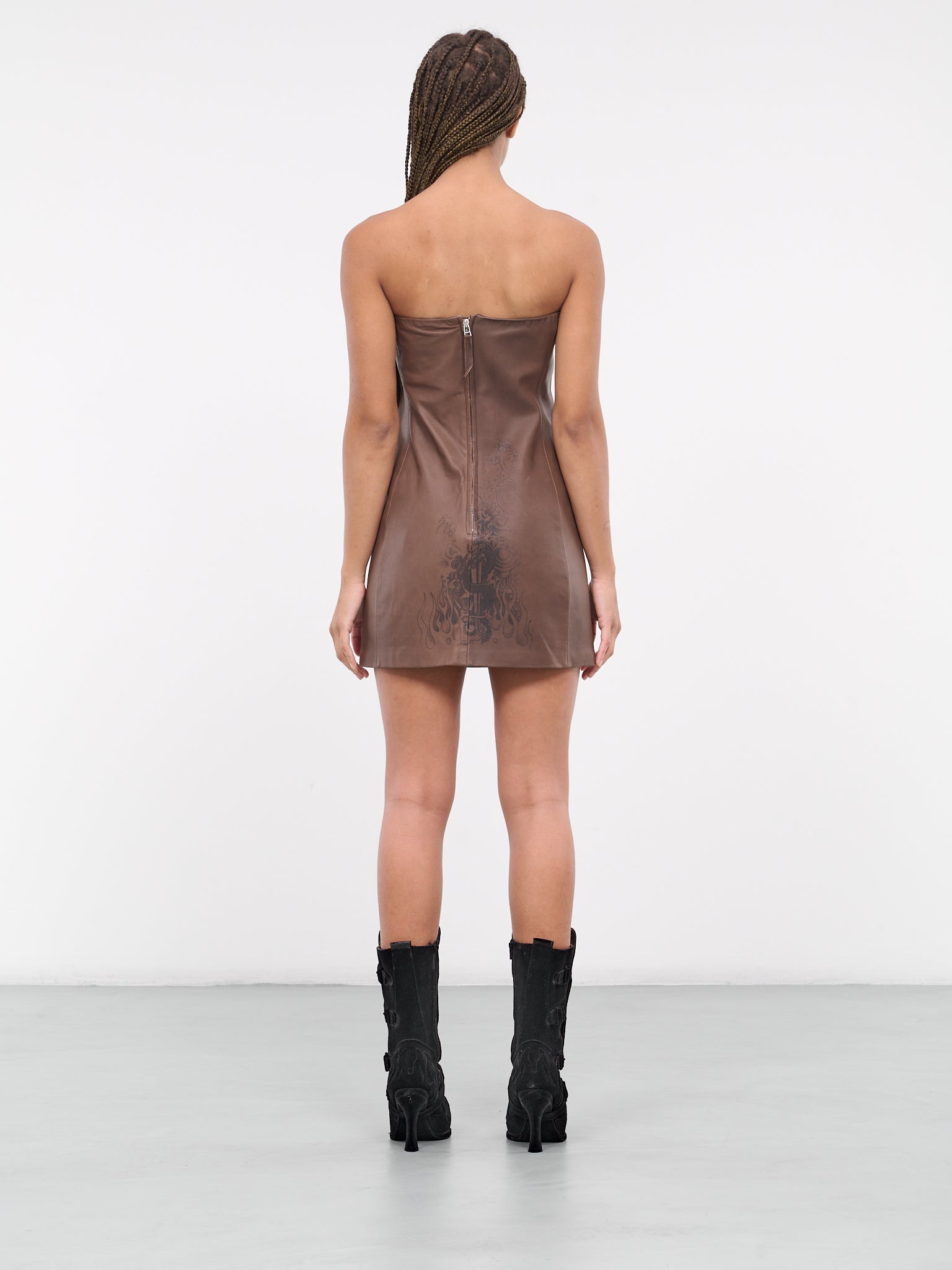 Tattoo Leather Dress - 3