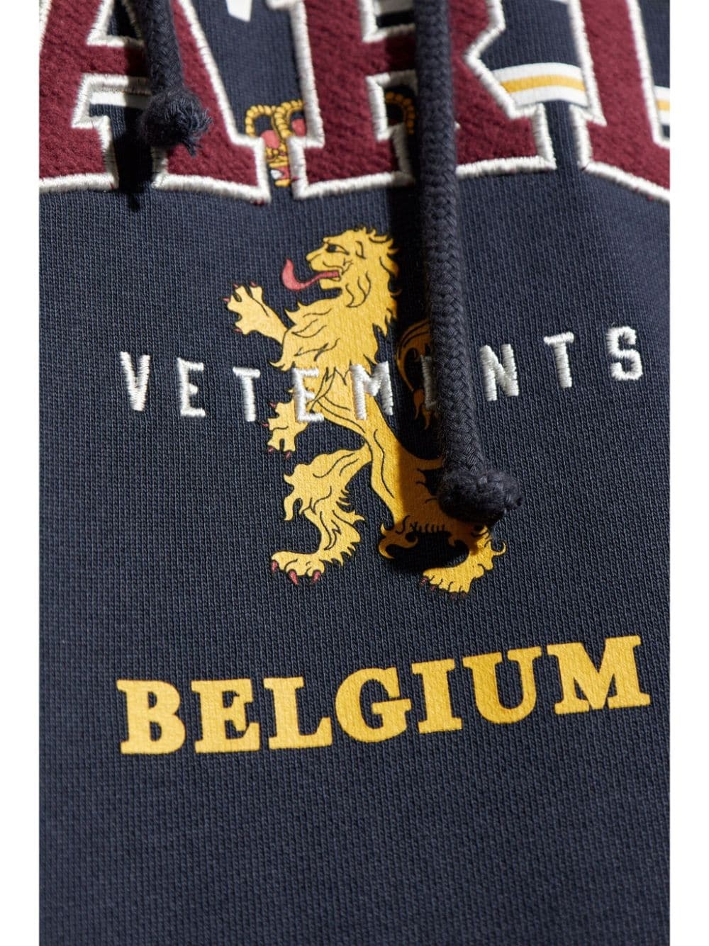 logo-embroidered hoodie - 5