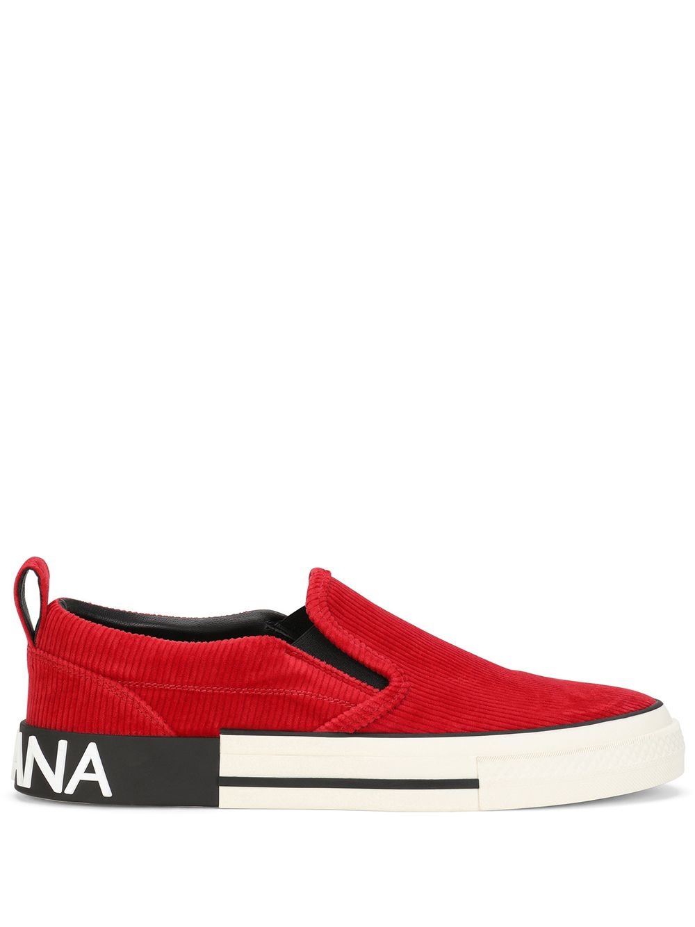 corduroy slip-on sneakers - 1