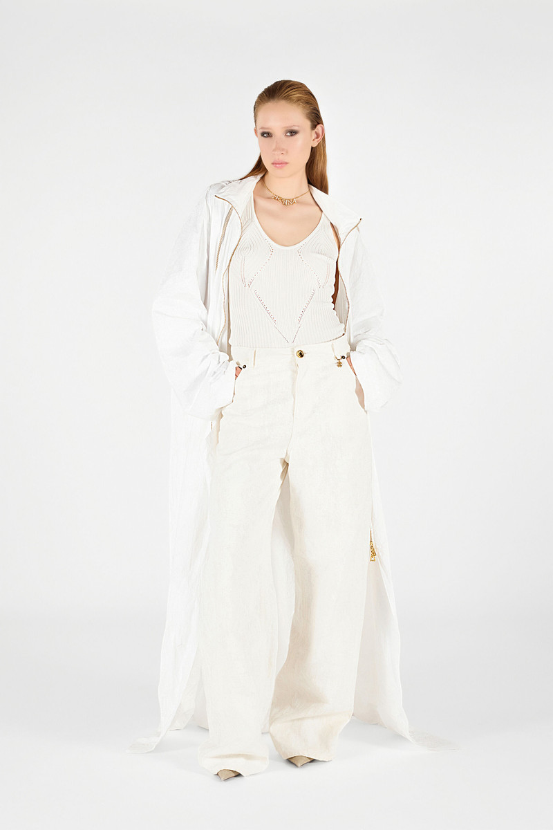 Roberto Cavalli Wall Print Wide Leg Trousers outlook