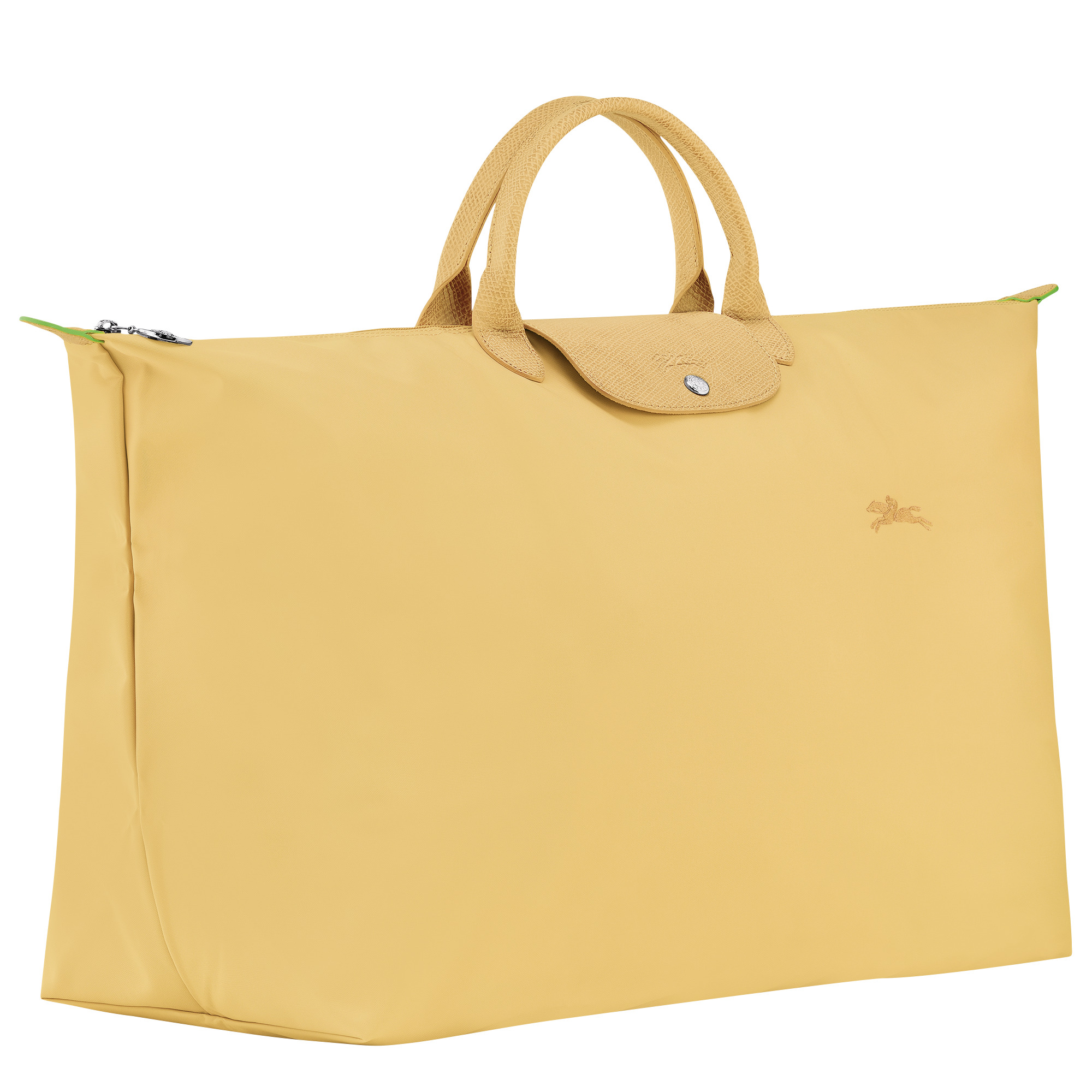 Le Pliage Green M Travel bag Wheat - Recycled canvas - 2