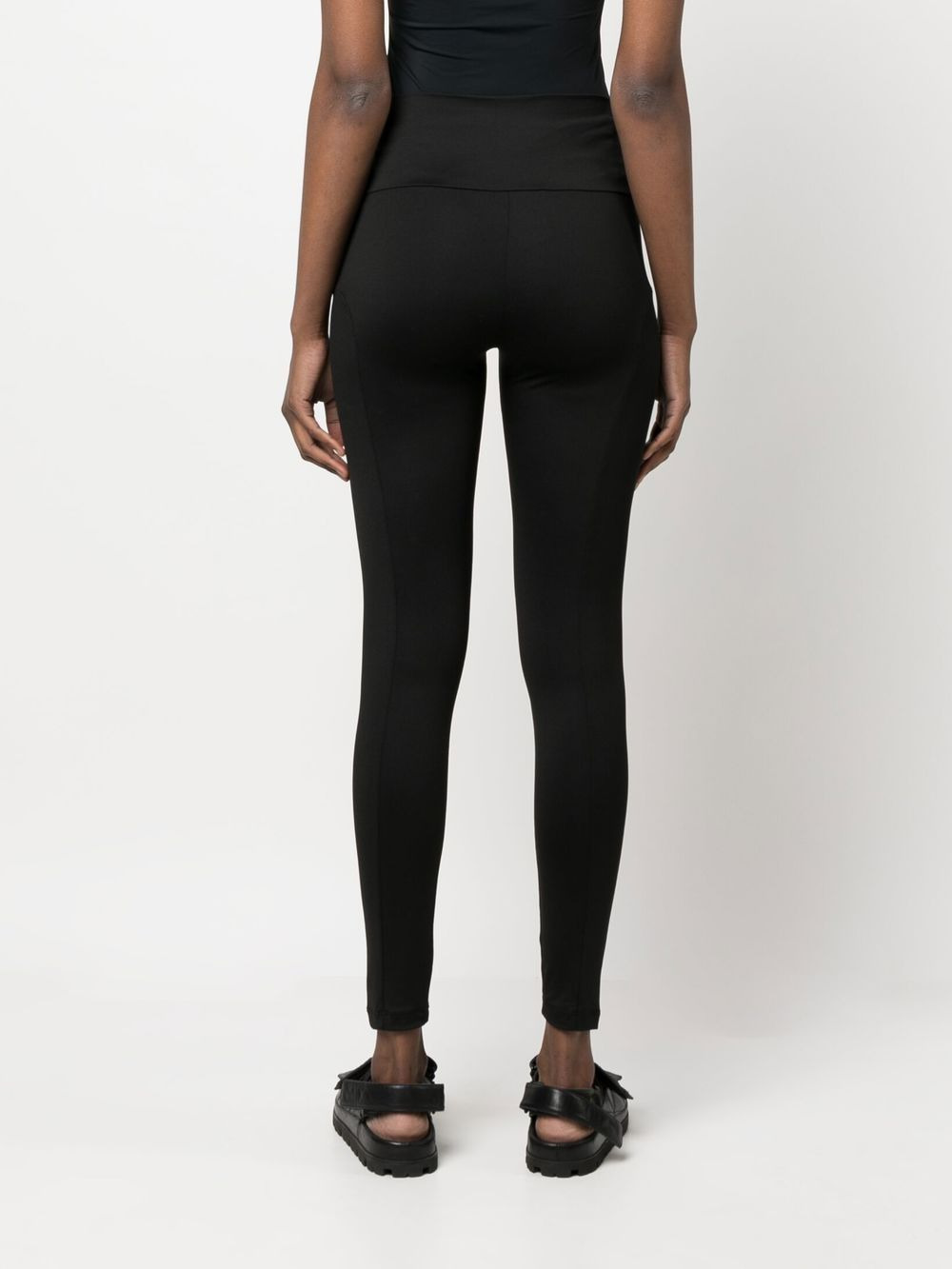 logo-print high-waist leggings - 4