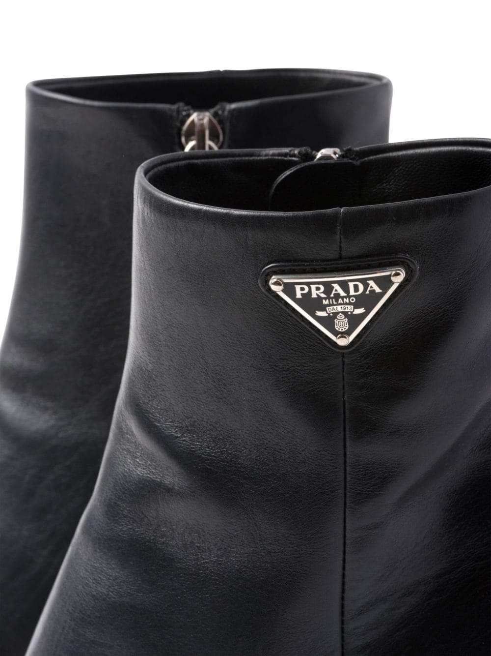 logo plaque 65mm ankle boots - 5