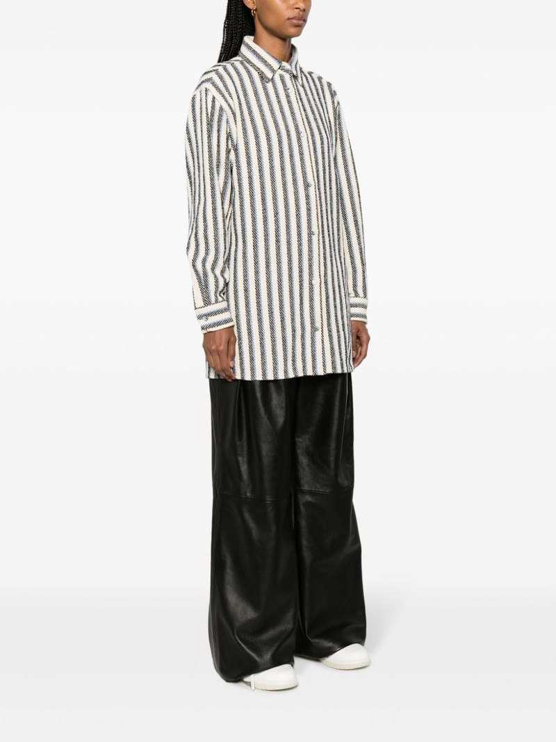 Arrows-embroidered 짠 셔츠 3