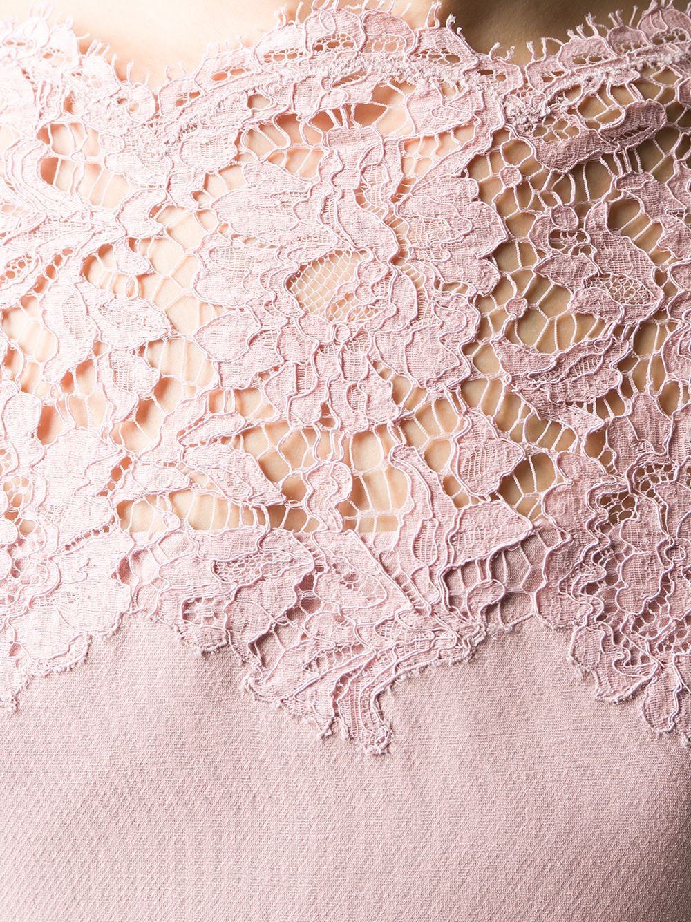 lace cape shift dress - 5