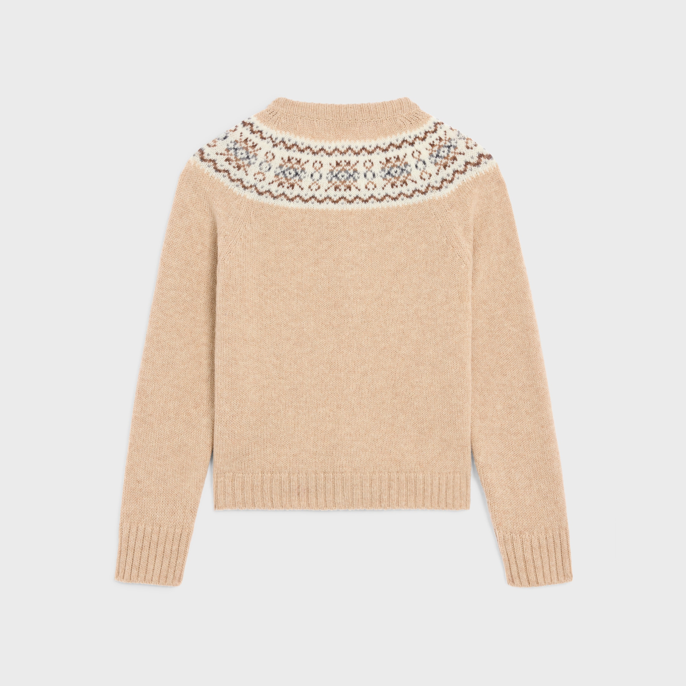cardigan IN TRIOMPHE FAIR ISLE WOOL - 2