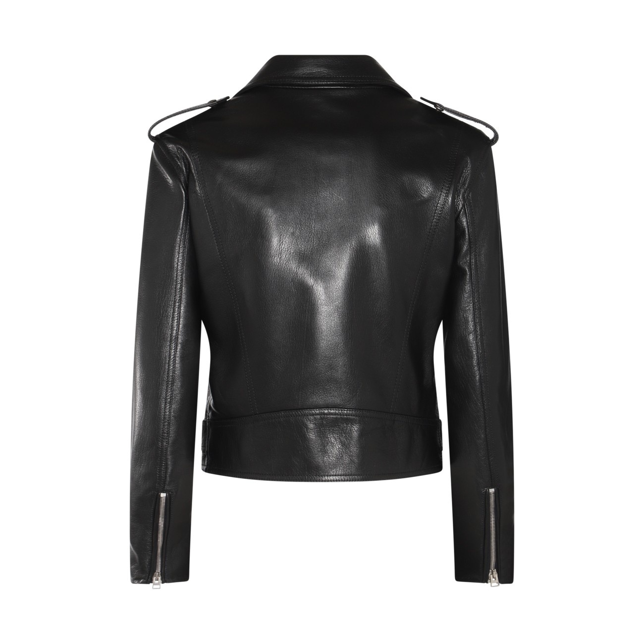 black leather jacket - 2