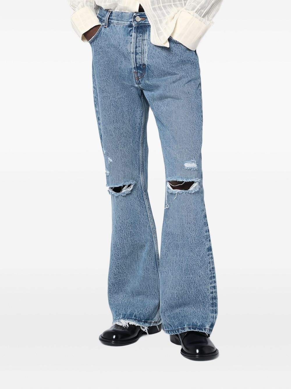 straight-leg jeans - 1