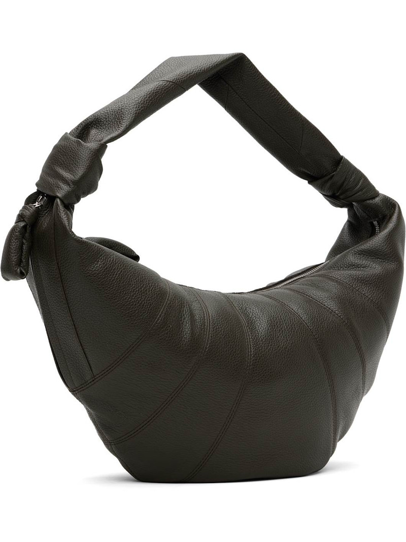 Lemaire Brown Fortune Croissant Bag outlook