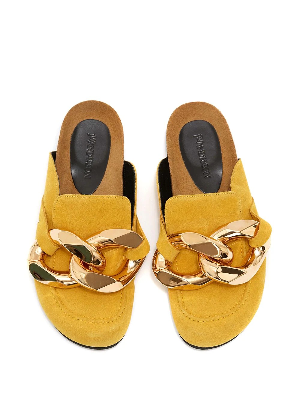 chain loafer mules - 3