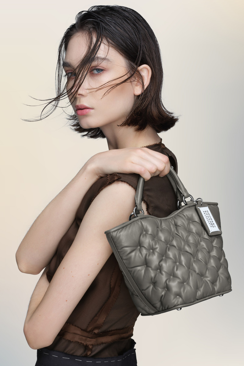 Maison Margiela Glam Slam embroidery tote mini outlook