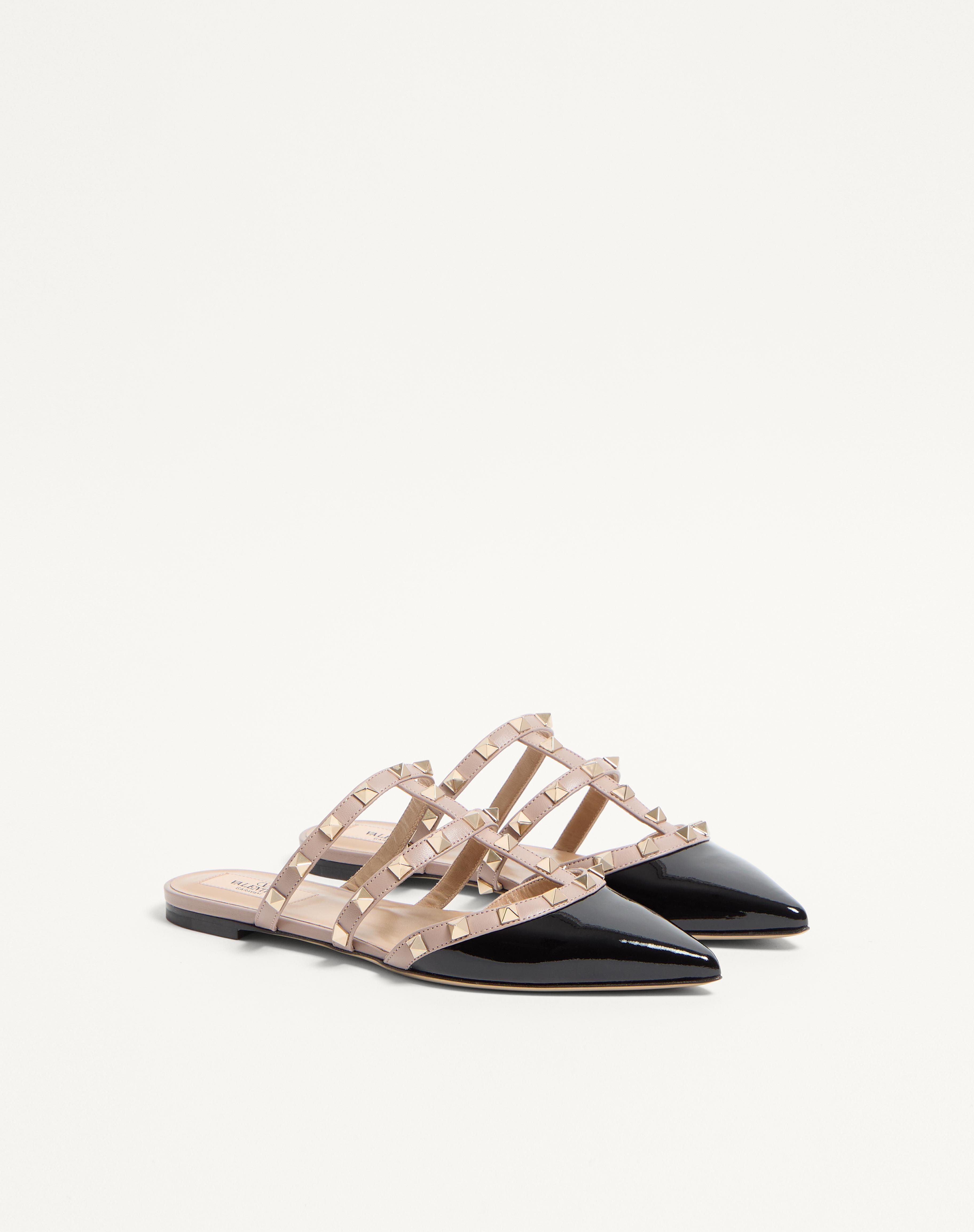 ROCKSTUD PATENT-LEATHER MULE - 3