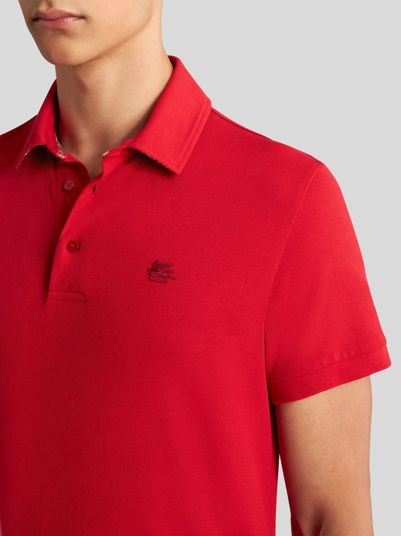 POLO SHIRT WITH EMBROIDERED PEGASO 3