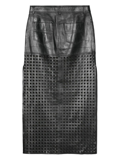STAND STUDIO Mavis leather skirt outlook