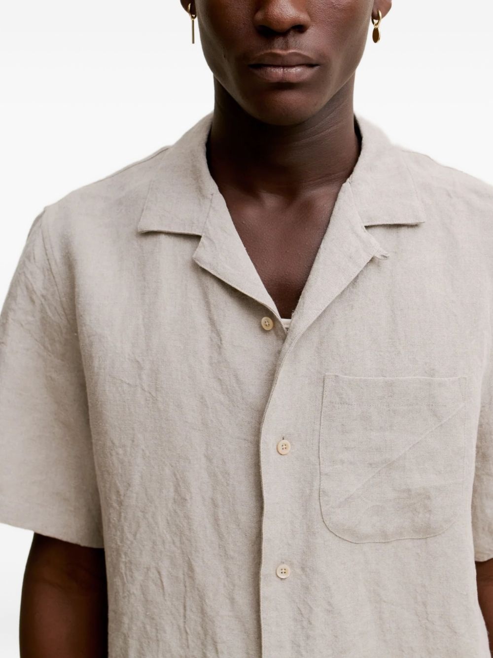 Gioia short-sleeve button-up shirt - 5