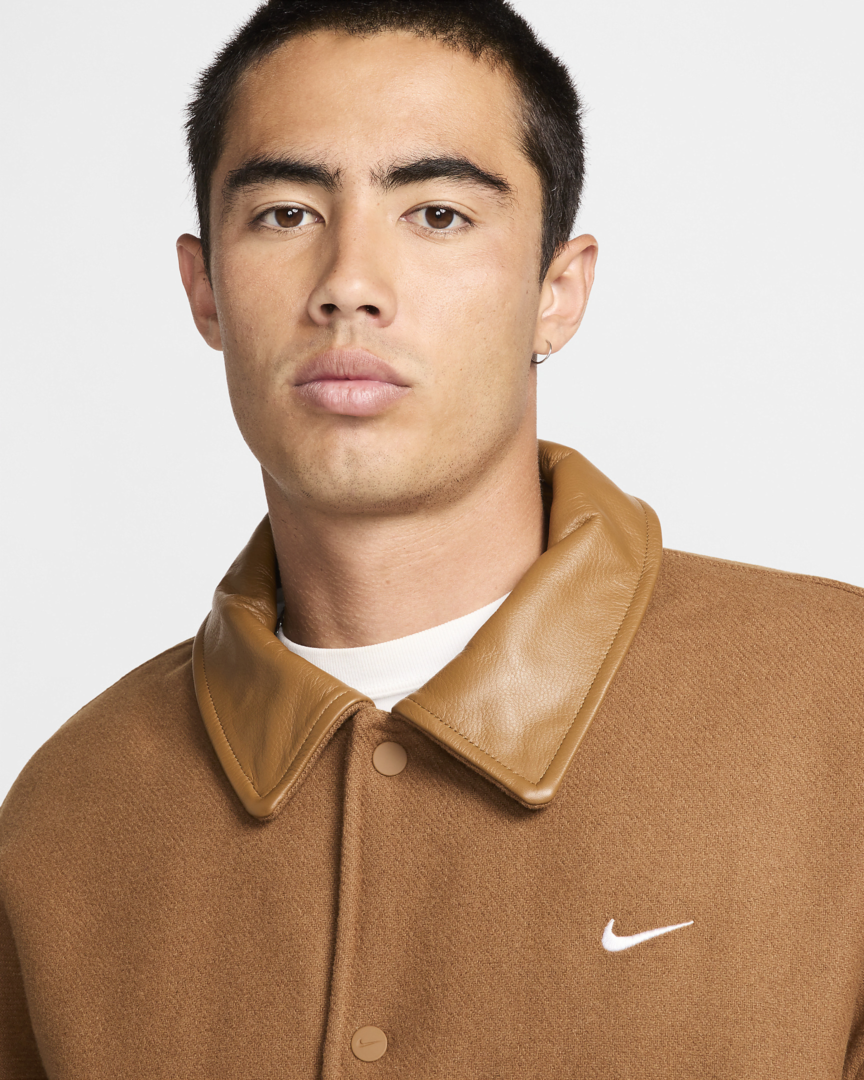 Nike Nike Solo Swoosh Men's Wool Varsity Jacket REVERSIBLE