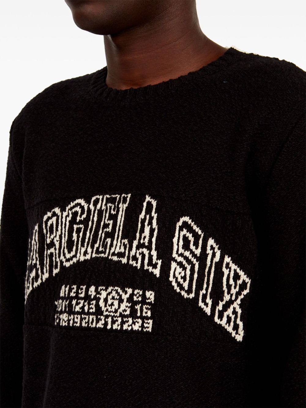 numbers-motif jumper - 7