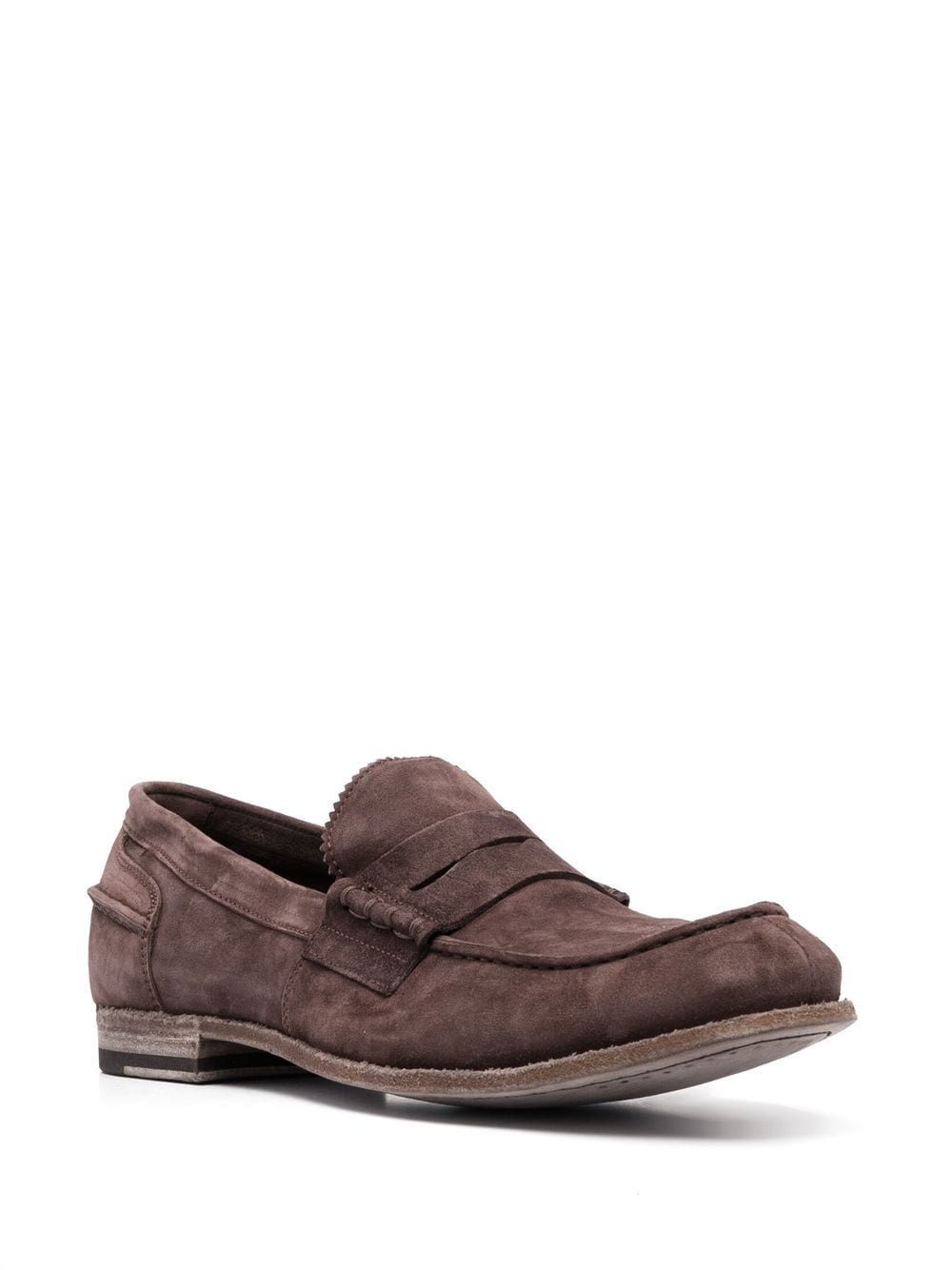 flat suede loafers - 2