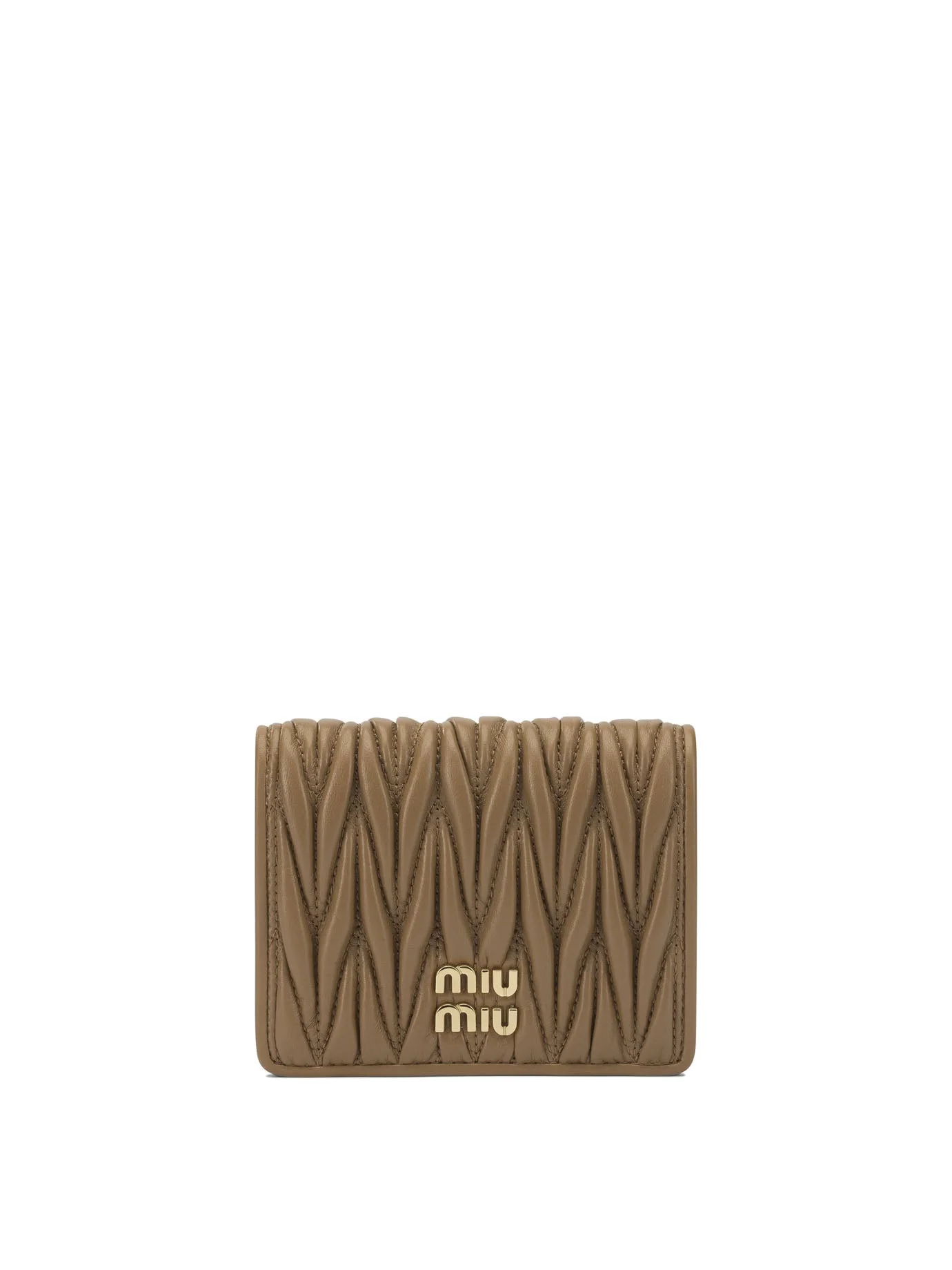 Miu Miu Nappa Leather Quilted Wallet - 1