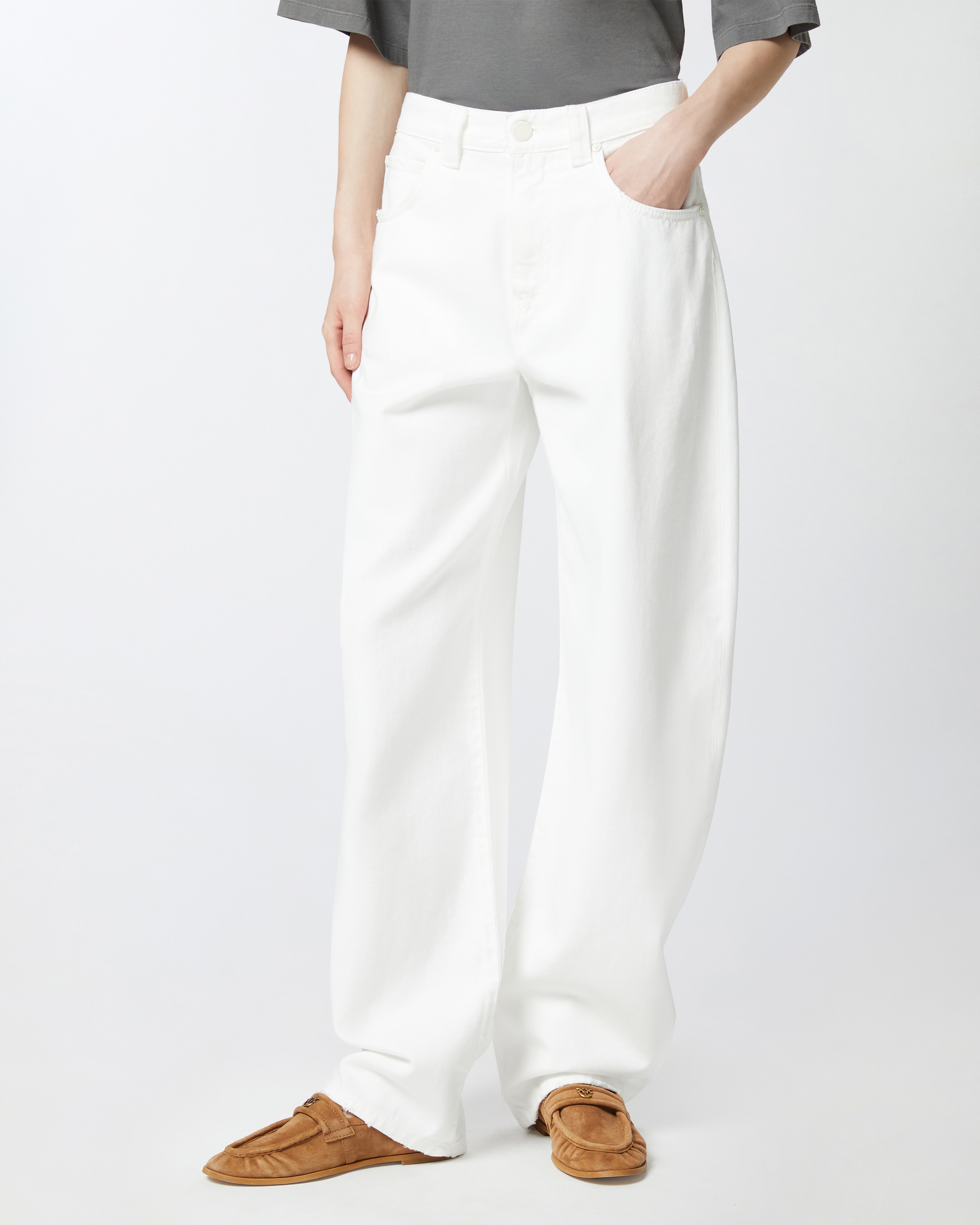 BALLOON TROUSERS IN COTTON BULL - 3