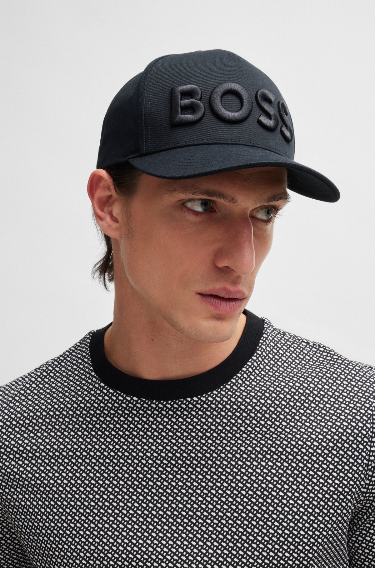 COTTON-TWILL CAP WITH 3D EMBROIDERED LOGO - 4
